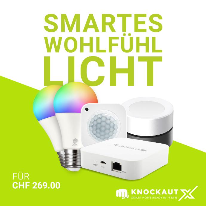 Smartes KnockautX | Licht Brelag Schweiz AG Bundle