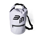 B-in Dry Bag Adventure | 15 l | Wasserdichter Seesack mit Traggurt & Aussentasche | Grau